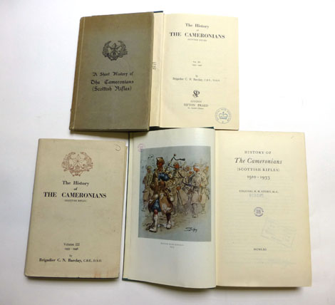Story H. : History of the Cameronians (Scottish Rifles) 1910-1933. 1961; Barclay C. Op.Cit. : Vol.