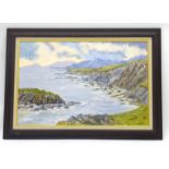 W. Browne (20th century),
A seascape,
signed,
oil on board,
49.5 x 75 cm CONDITION REPORT: Framed