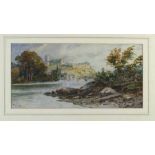 C.. Richardson (19th century),
'Richmond',
signed and inscribed,
watercolour,
17 x 35 cm CONDITION