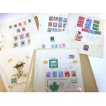 Scouting Philately : An album featuring hinge mounted stamps with a Scouting and Guiding theme.
