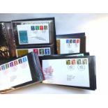 PHILATELY : First Day Covers for Great Britain in 4 landscape folders ( England, Scotland, Wales &