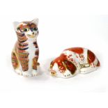 A boxed Royal Crown Derby paperweight, 'Kitten', h.