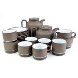 A Hornsea 'Contrast' 1977 six sitting tea and coffee service