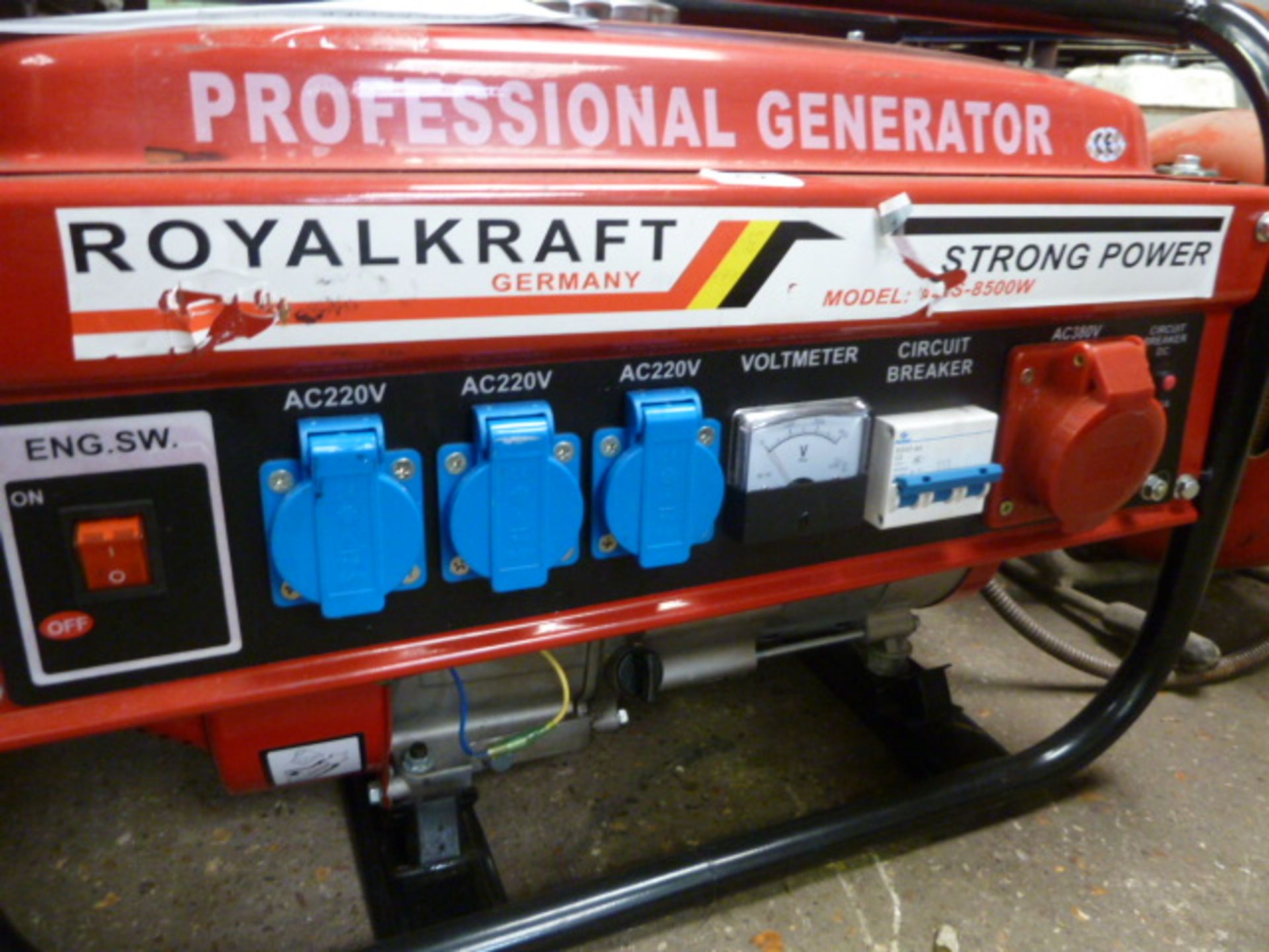 (74)  Professional generator Royal Craft model 8500W - Image 2 of 2