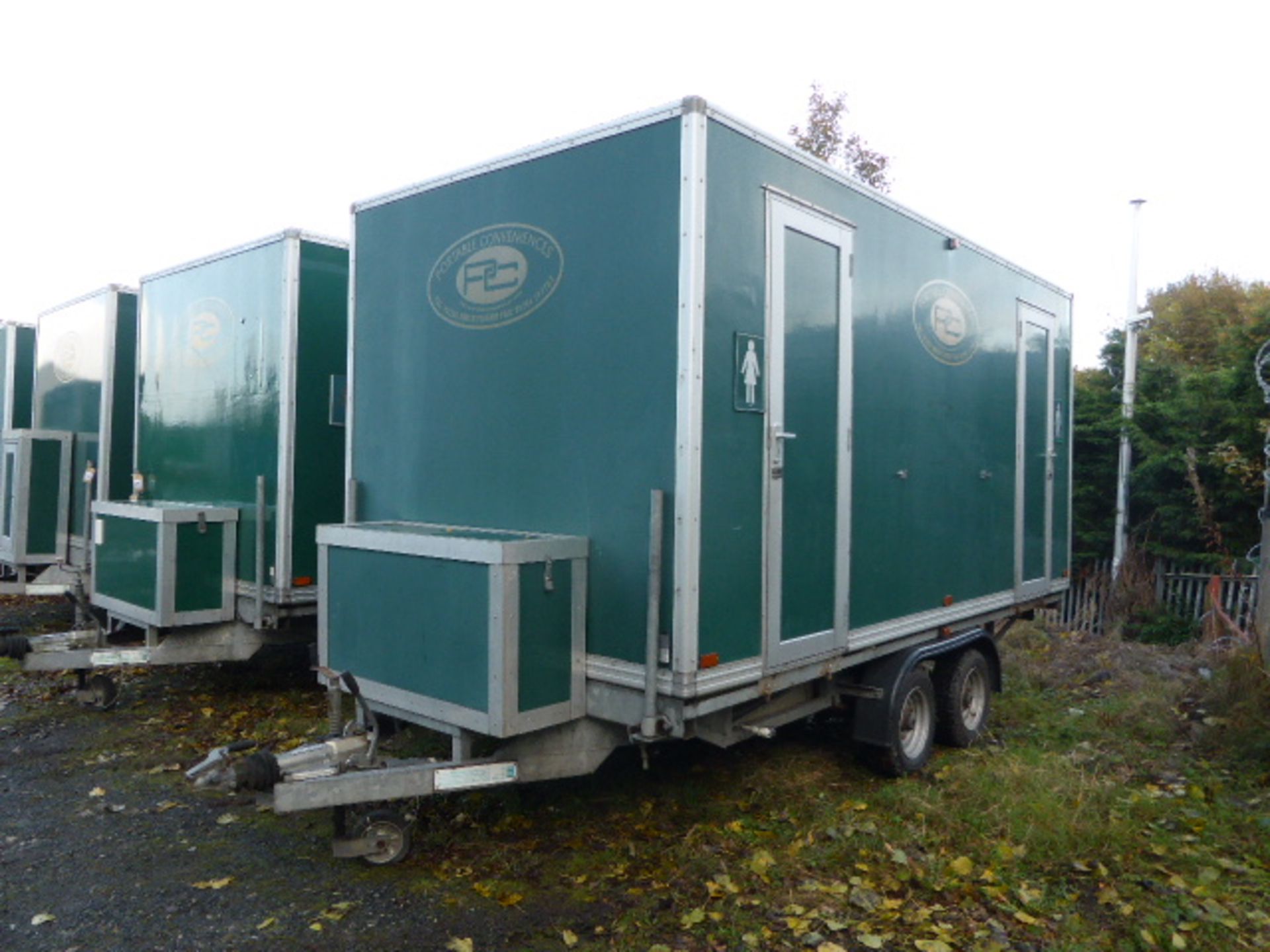 Abbey  3 +1 luxury toilet trailer with recirculation by Premier Mobile (code ABY1) With aluminium