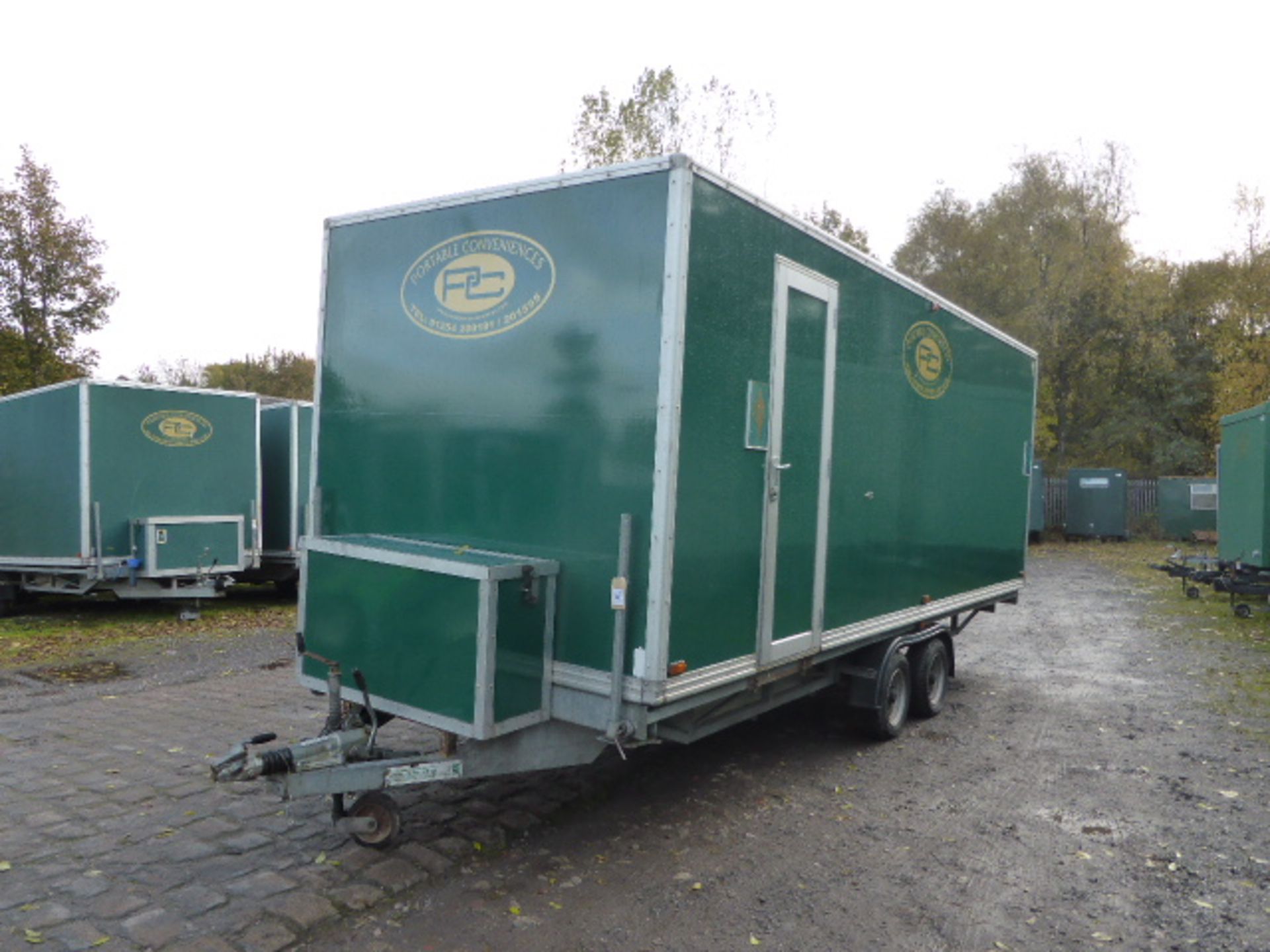 Rivington 4 +2 + urinal luxury toilet trailer with recirculation by Premier Mobile (code RV2) With