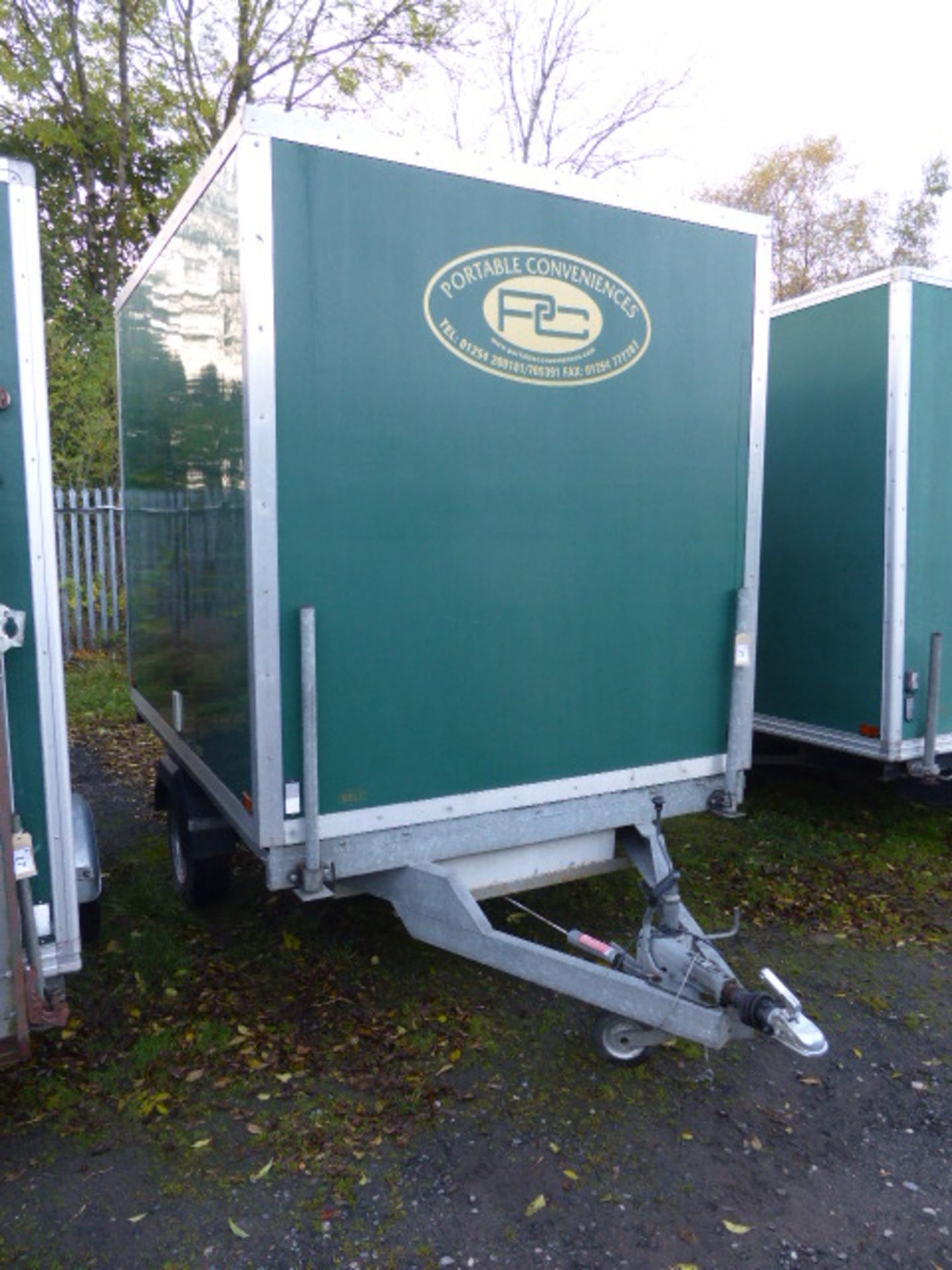 Belmont luxury 1 + 1 toilet trailer on single axle by Premier Mobile (code BEL1) With aluminium - Image 2 of 11