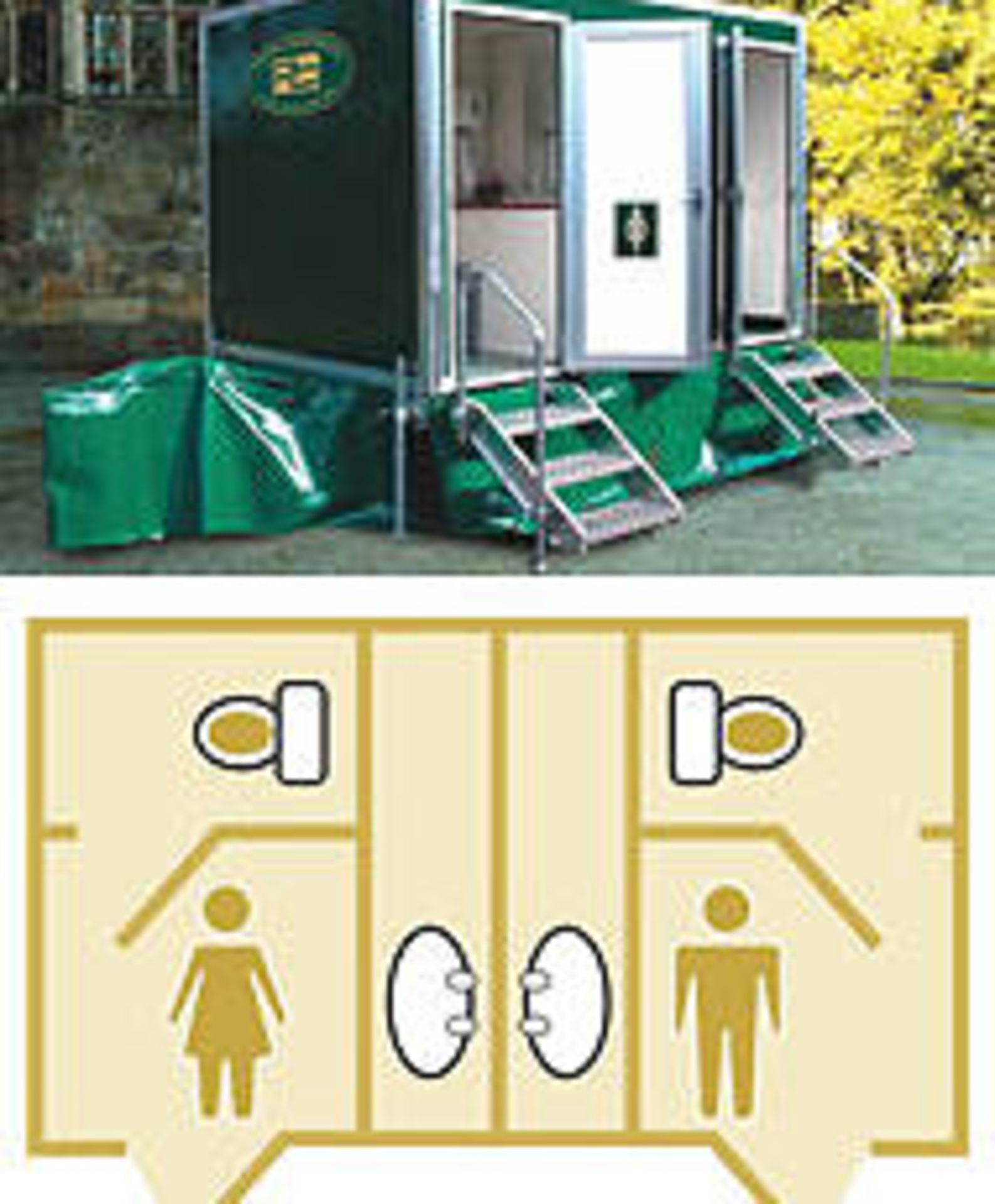 Belmont luxury 1 + 1 toilet trailer on single axle by Premier Mobile (code BEL1) With aluminium - Image 11 of 11