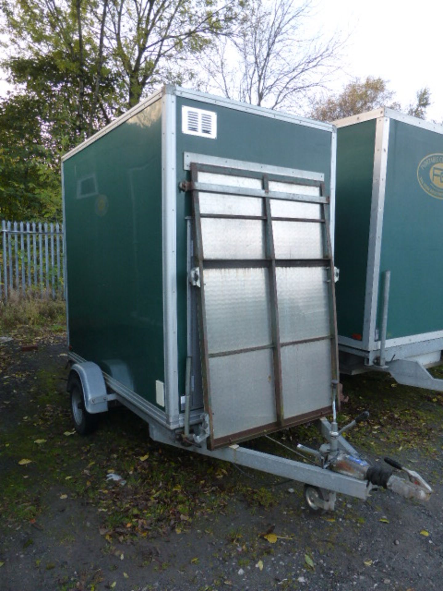 Disabled unisex luxury toilet with baby changing, access ramp and walk rails on single axle - Image 2 of 13