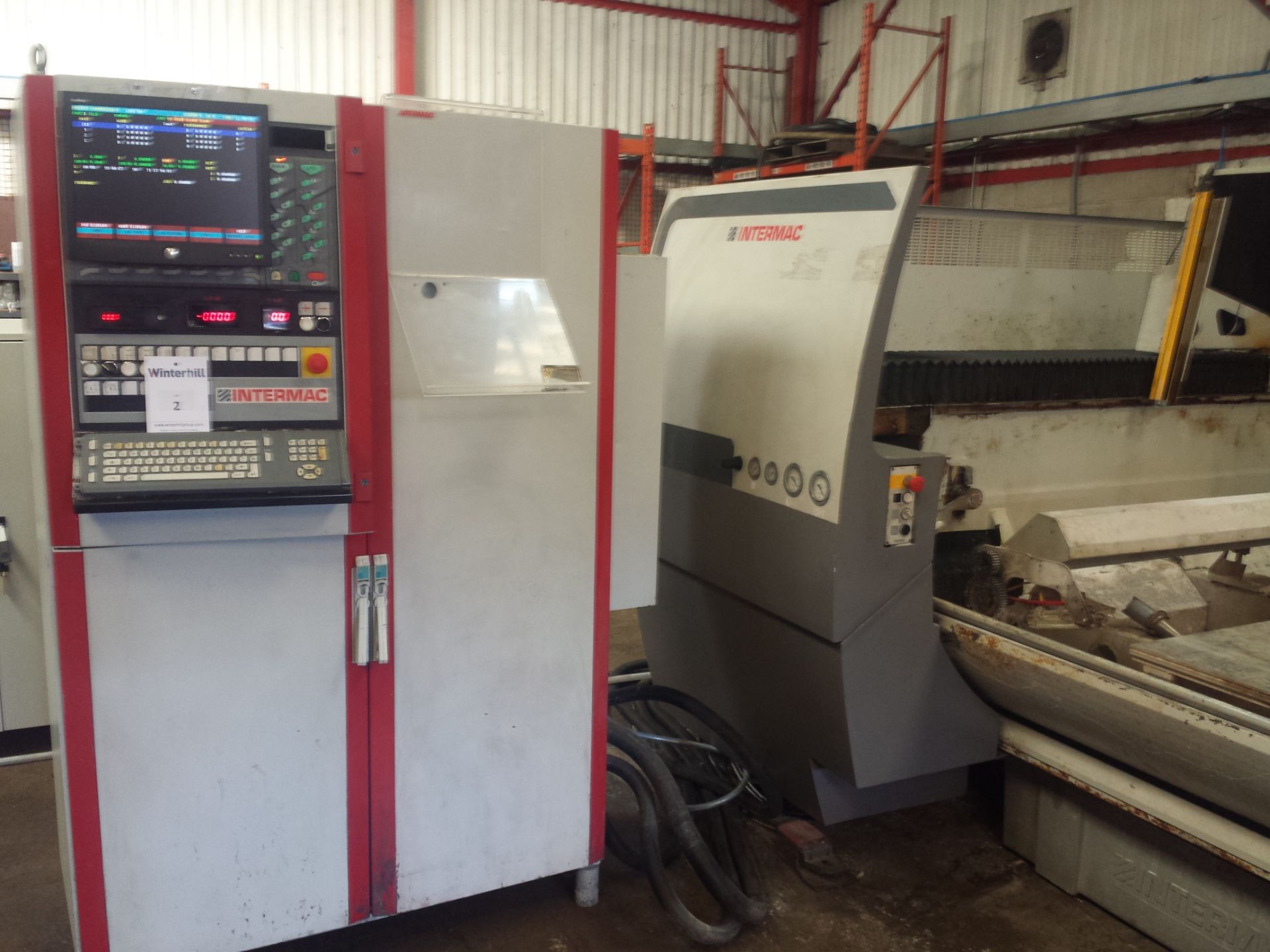 Intermac Pro C, CNC Machining Centre 4000×2000 Bed Size with S10 Numerical Control Unit, Serial