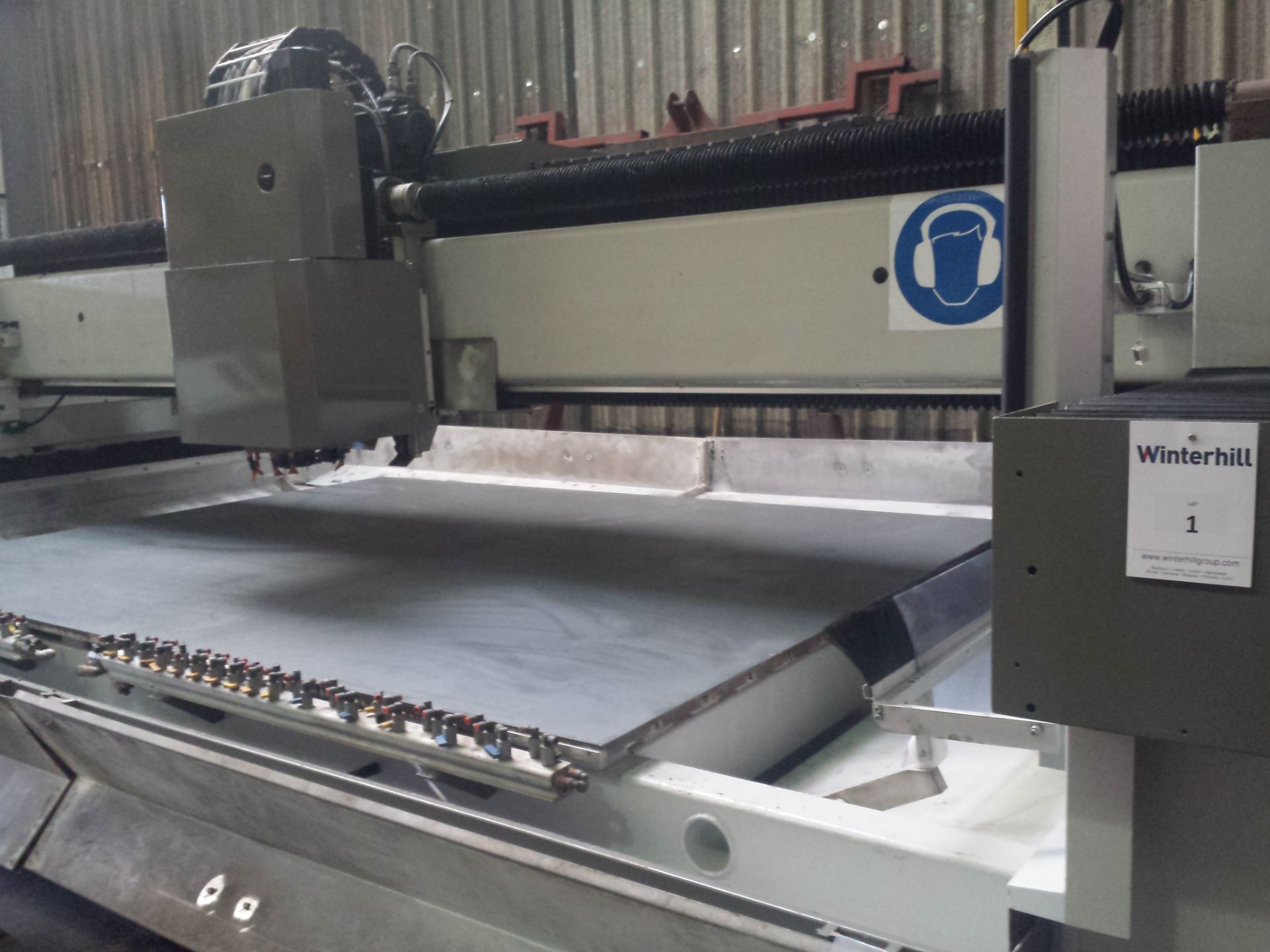 Intermac Master Edge 2300 CNC Edging Machine 3000 x 2300 Bed Size with S10 Numerical Control Unit,