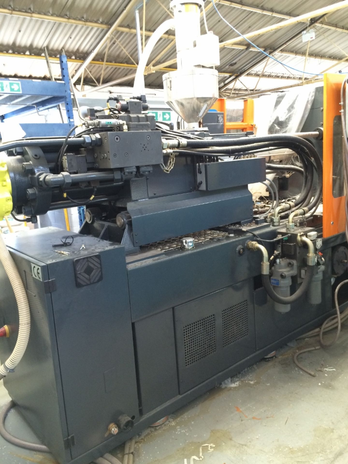 NPM Plastic metal Unyka 150 Injection Moulding Machine with Hopper Loader (2010) - Image 4 of 5