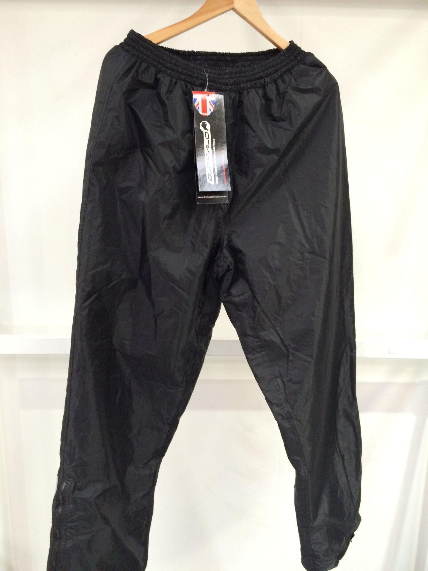 Buffalo Saver Black Waterproof Trousers. Size XS