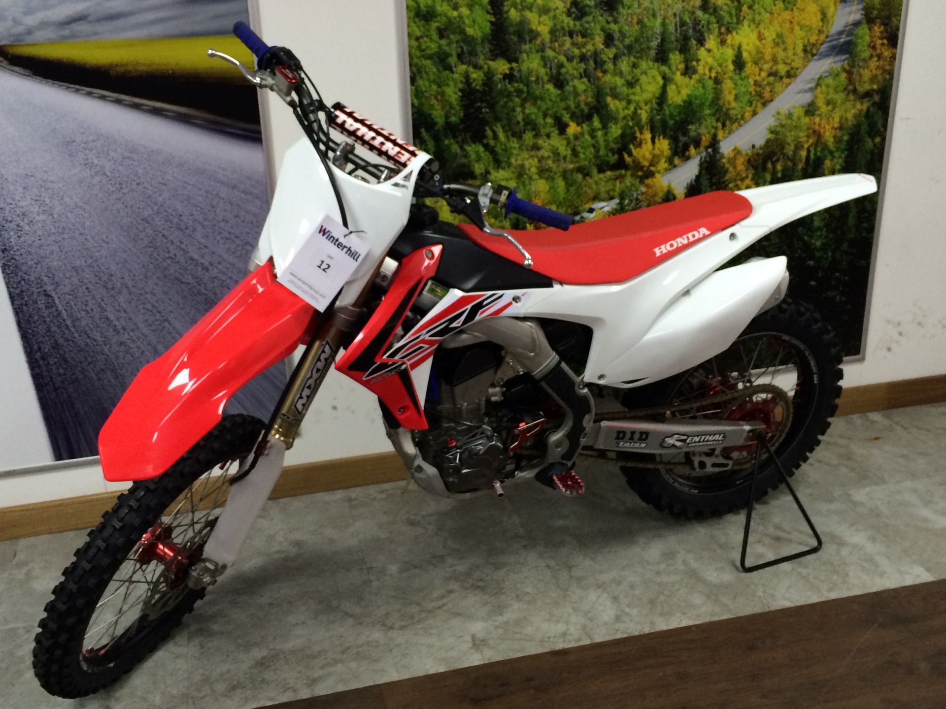 Honda CRF250 Motocross bike. Year of Manufacture 2015. Comes with SM Pro Wheels, Oversized foot pegs