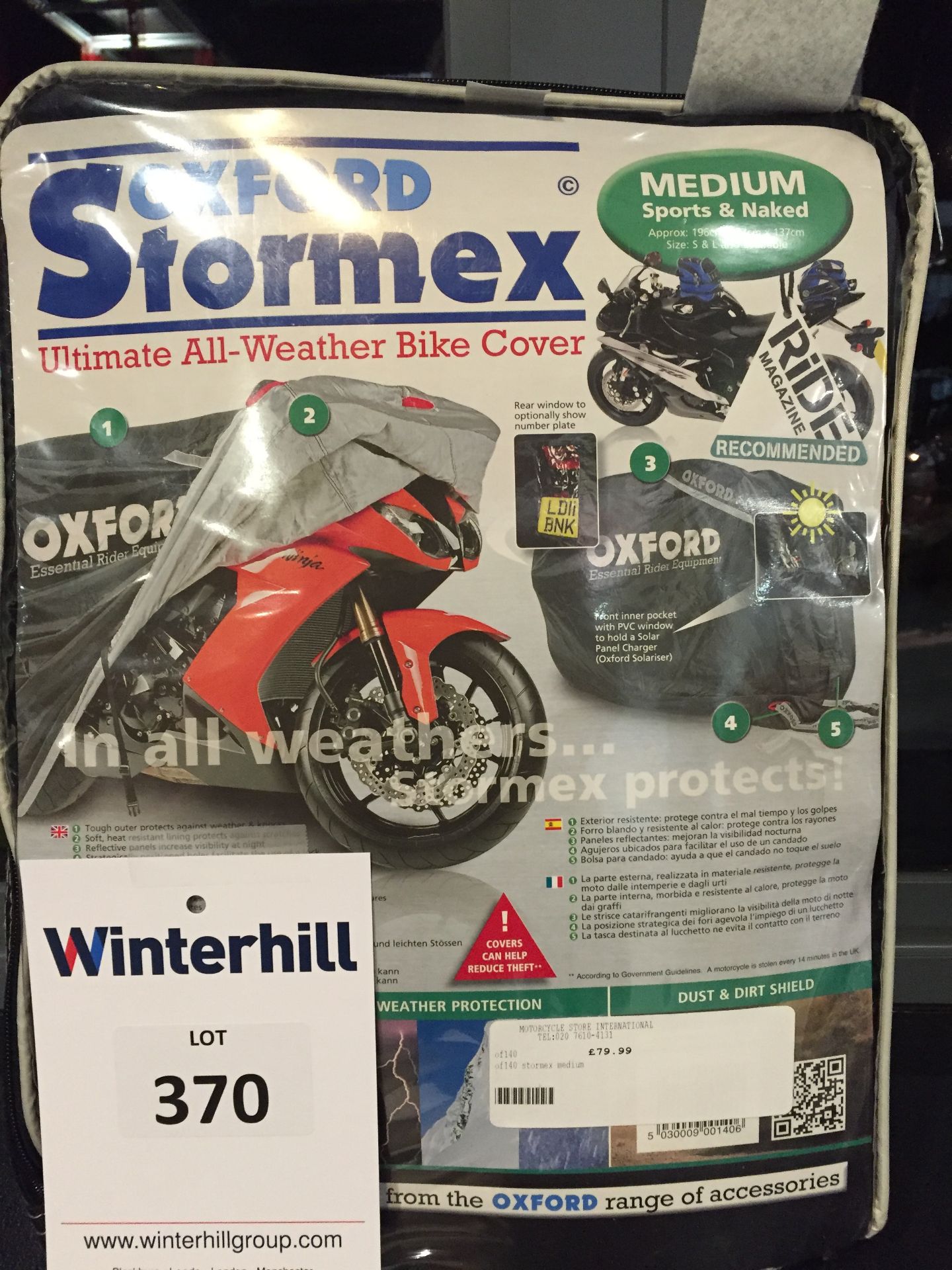 Oxford Stormex Ultimate All-weather Bike Cover