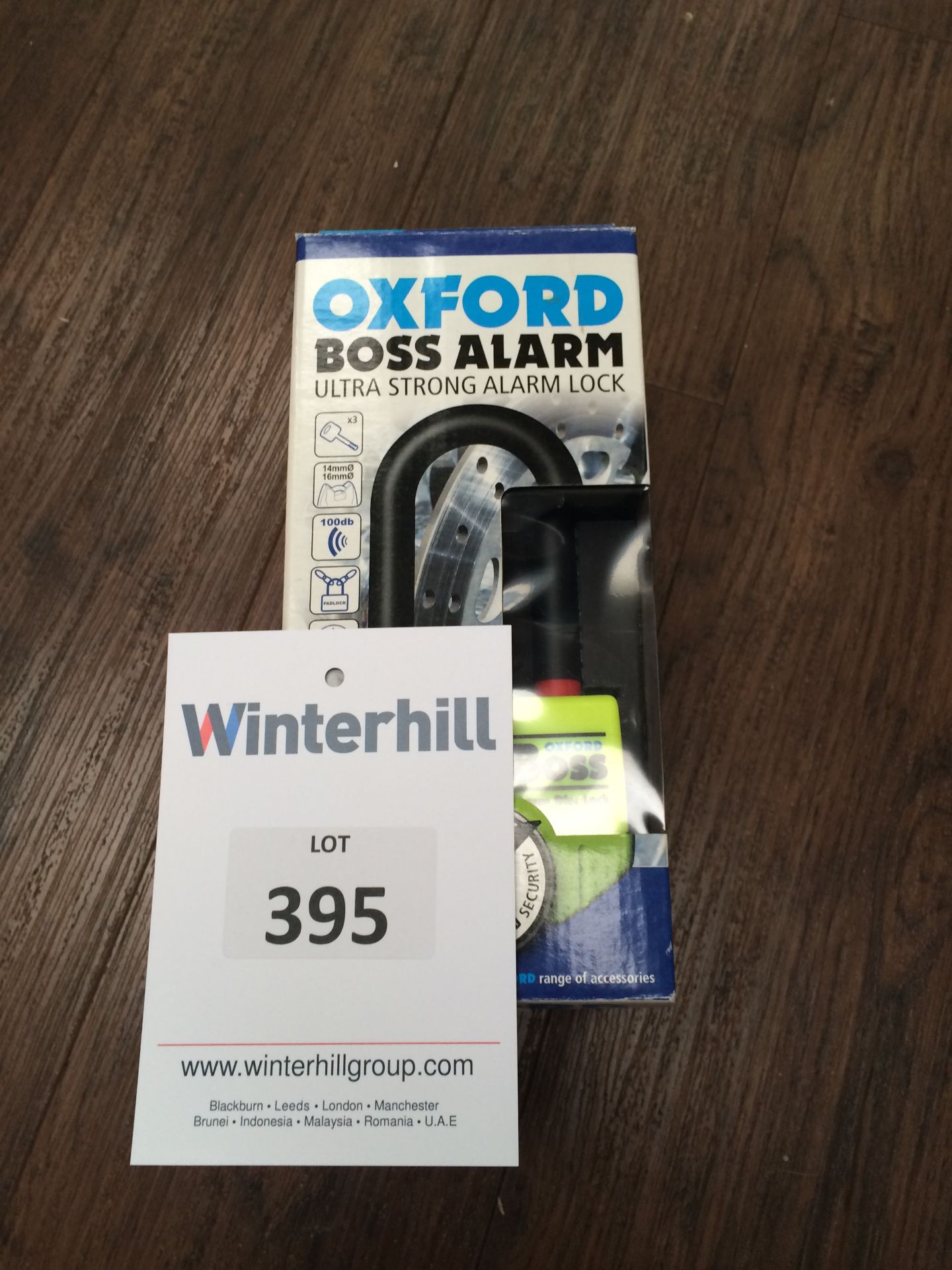 3 x Oxford Boss Alarm Ultra Strong Alarm Locks