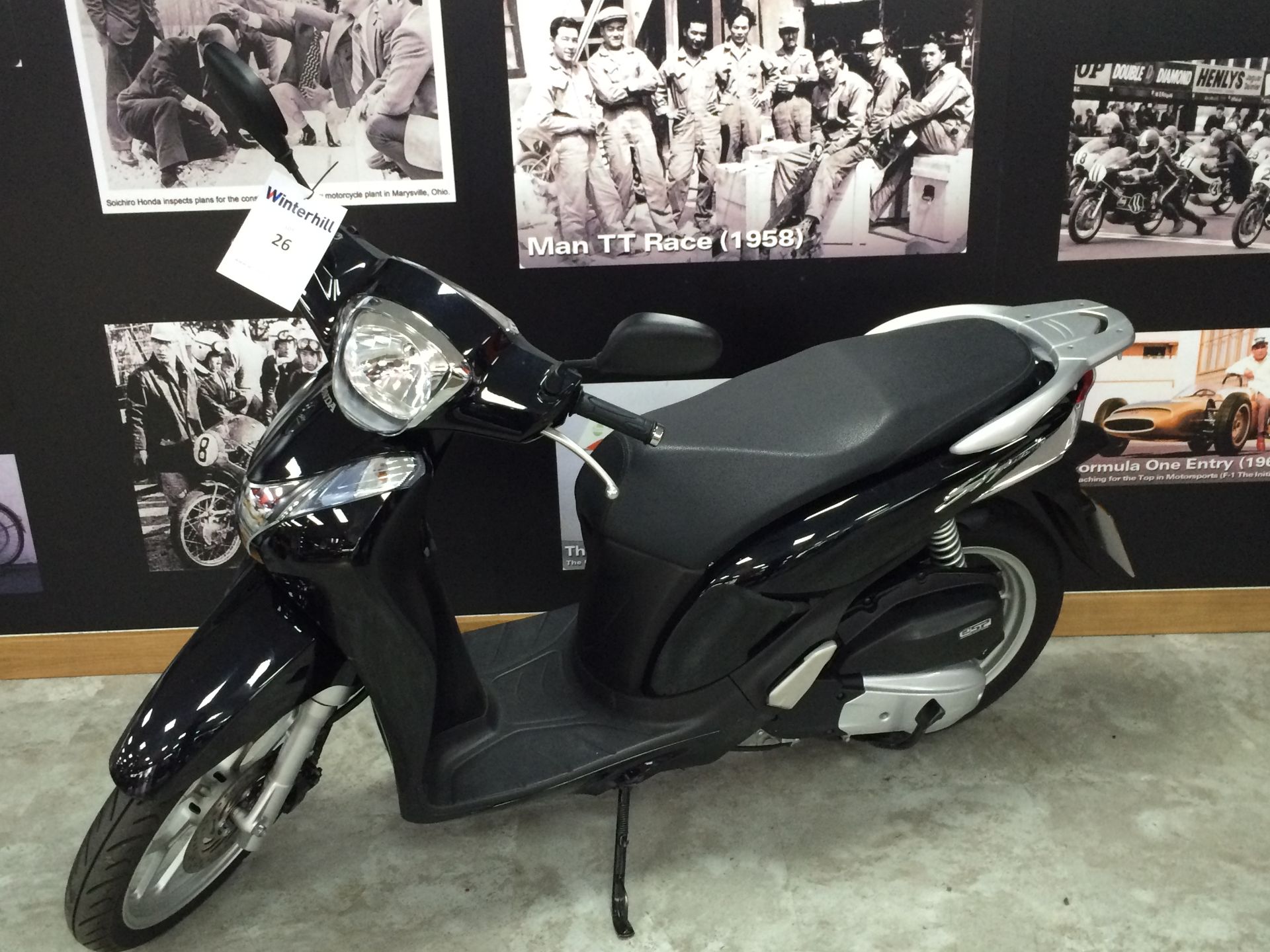 Honda SH Mode 125 Motorcycle. Year of Manufacture 2014. Vehicle Registration HY64 VJD. Mileage 1,