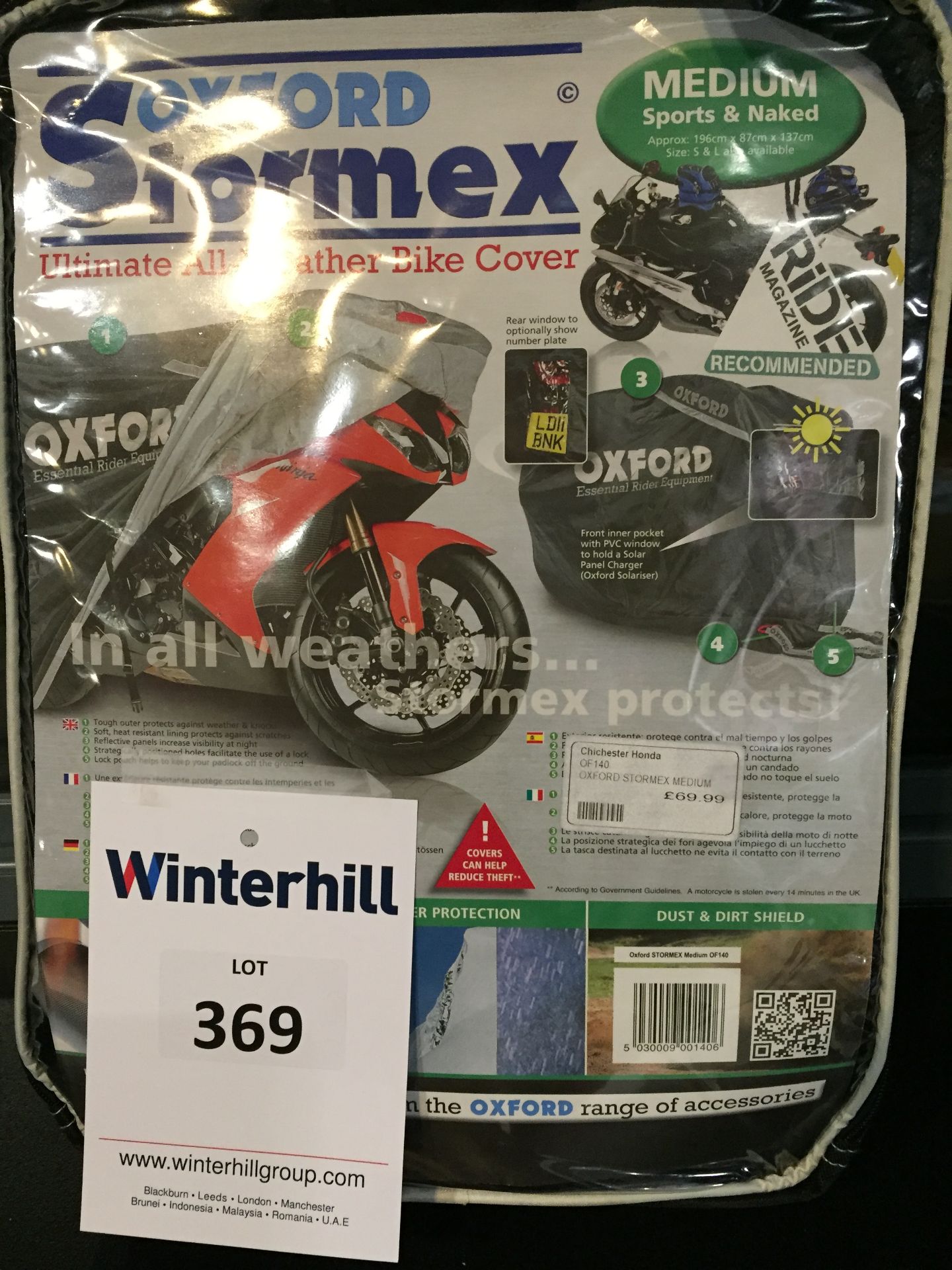 Oxford Stormex Ultimate All-weather Bike Cover