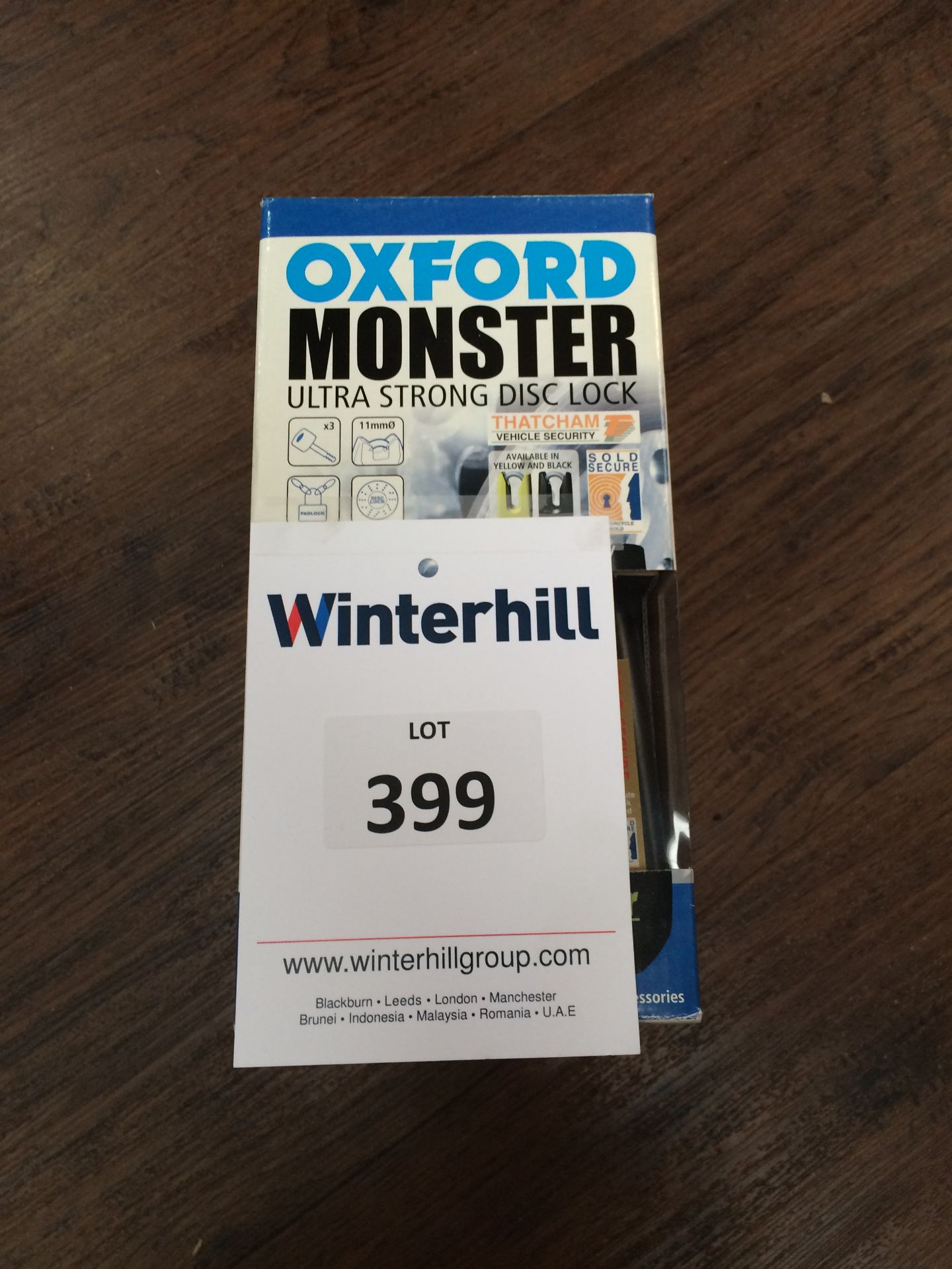 3 x Oxford Monster Ultra Strong Disc Locks