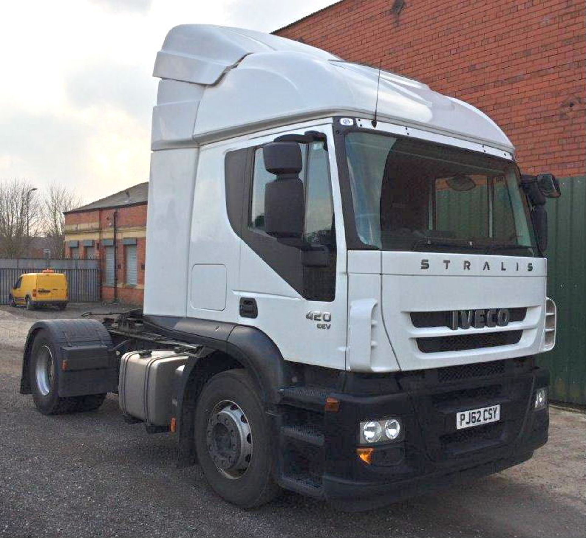 An Iveco Stralis 420EEV AT440 S42T/P 4 x 2 Tractor Unit Reg No.PJ62CSY, first registered 20/12/2012,