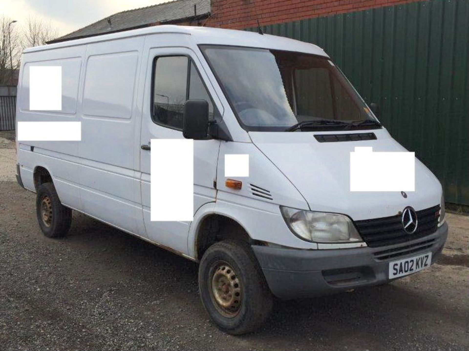 A Mercedes Sprinter 311CDI 4x4 Panel Van Reg. No.SA02KVZ, first registered 6/06/2002, indicated