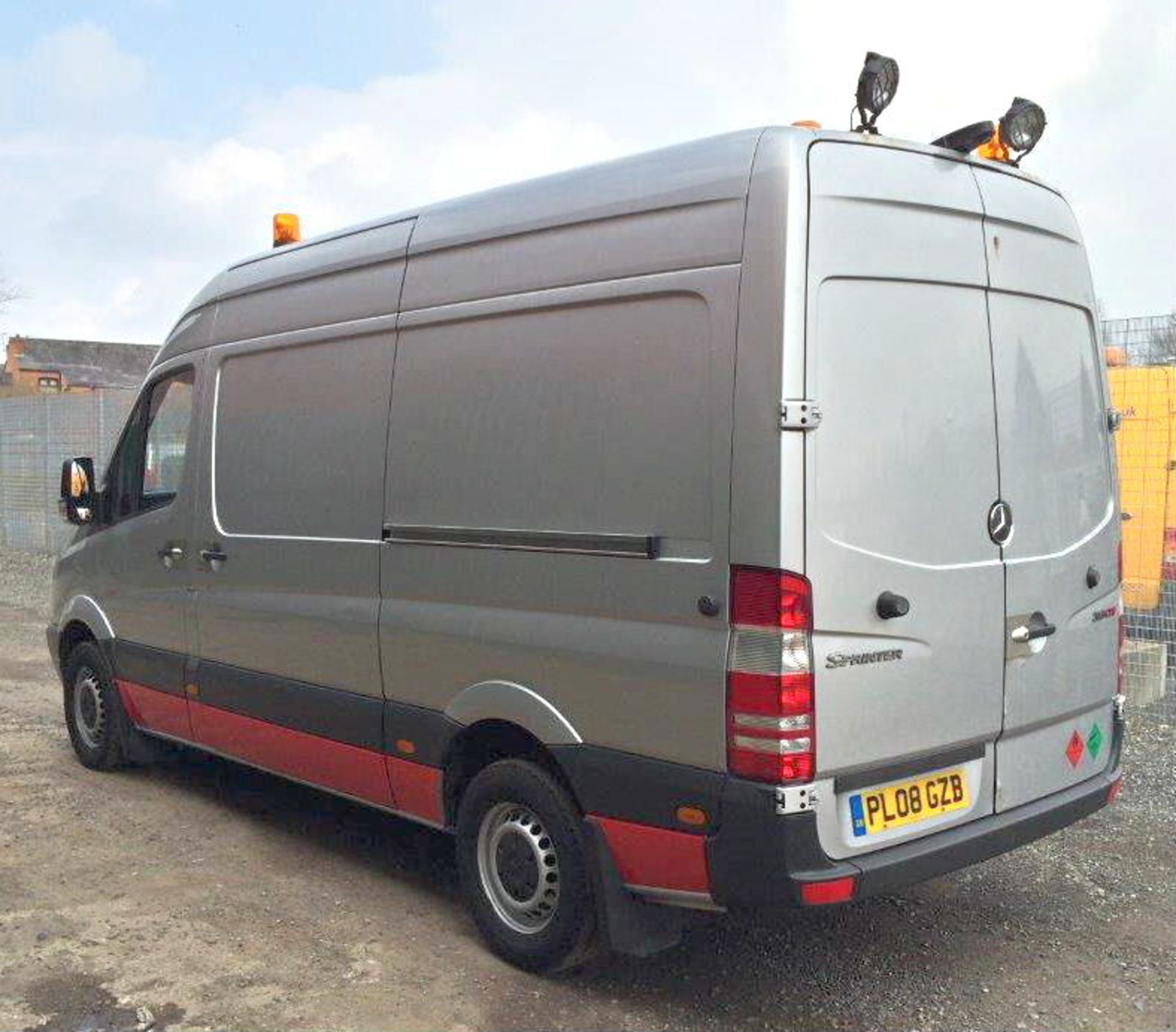 A Mercedes Sprinter 313 CDI MWB Panel Van Reg. No.PL08GZB, first registered 1/08/2008, indicated - Image 3 of 7