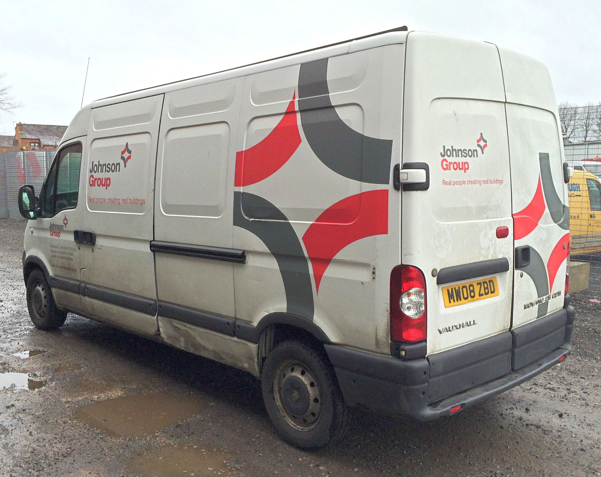 A Vauxhall Movano 3500 2.5CDTI 120PS LWB High Roof Panel Van Reg. No.MW08ZDD. - Image 3 of 7