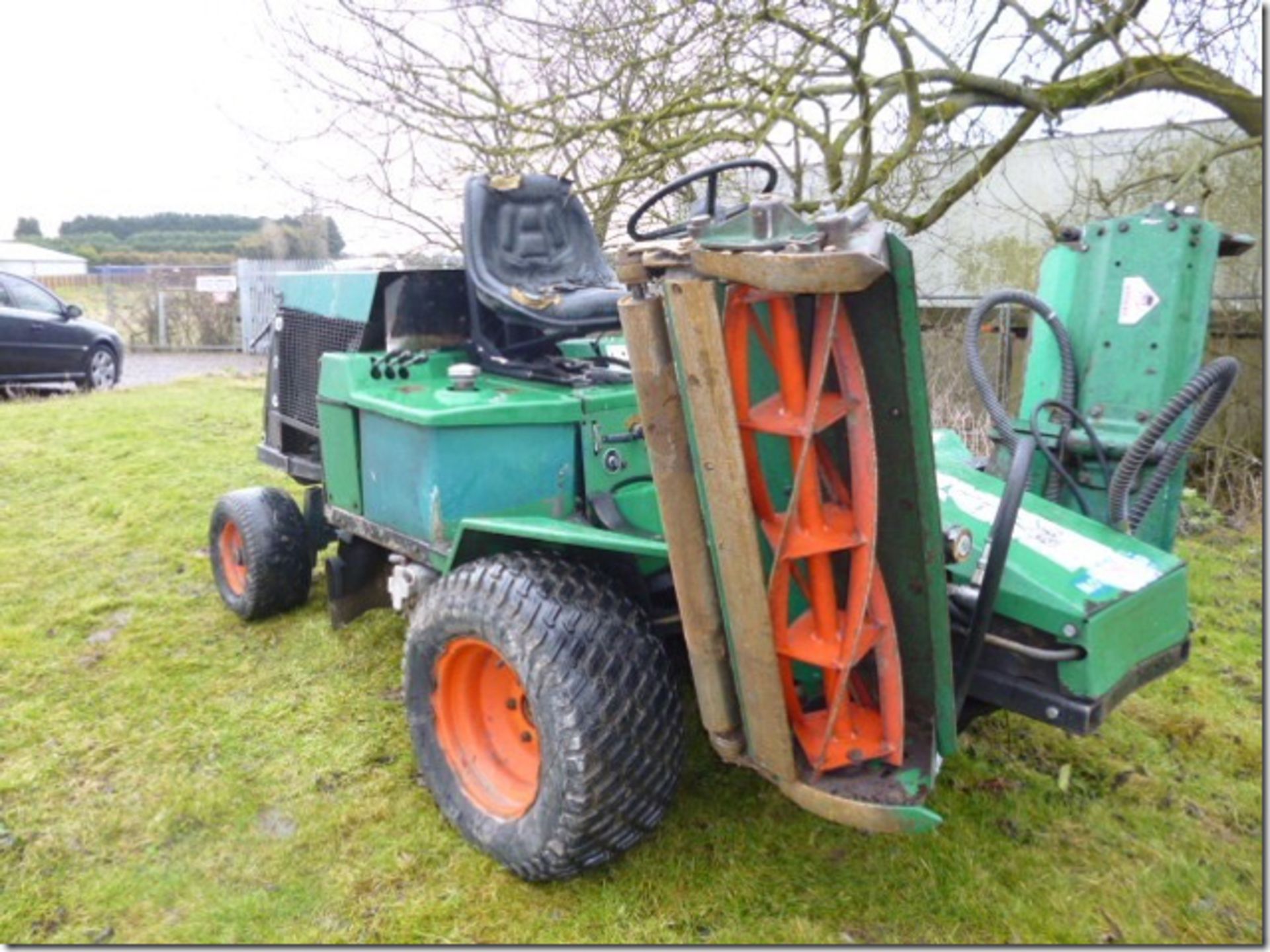 RANSOMES 213 TRADE IN CHEAP MOWER,KUBOTA DIESEL ENGINE TRIPLE