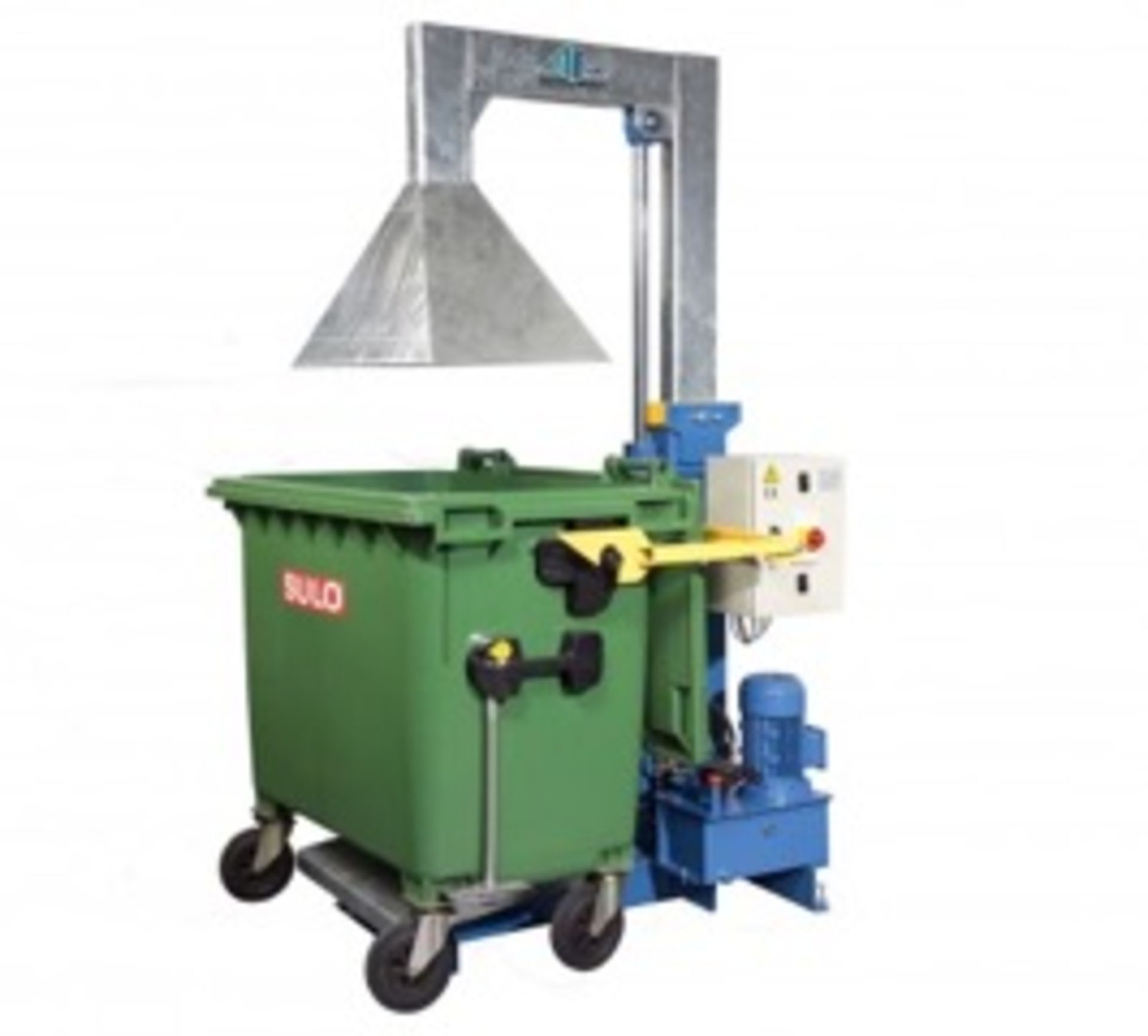 Industrial Wheelie Bin Compactor. - Image 3 of 3