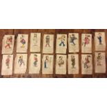 An interesting collection of early Snap playing cards designed by John Tenniel - c1900