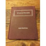 M M Walter Woodwork c1967 - Hard Back