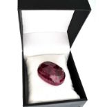 A fabulous 494.00CT Oval Cut Ruby Gemstone appraisal value $17,290.00 approx £11,037.77