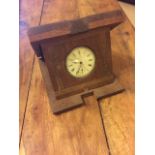 WWII Trench Work - Hand Carved Watch Case/Stand with Ingersoll Of London Watch