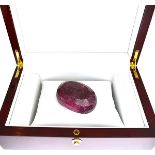 An amazing 784.55CT Oval Cut Ruby Gemstone. Appraisal value $27,459.00 approx £17,529.45