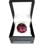 Magical 617.50CT Oval Cut Ruby Gemstone,appraisal value $21,612.00 approx £13,810.00