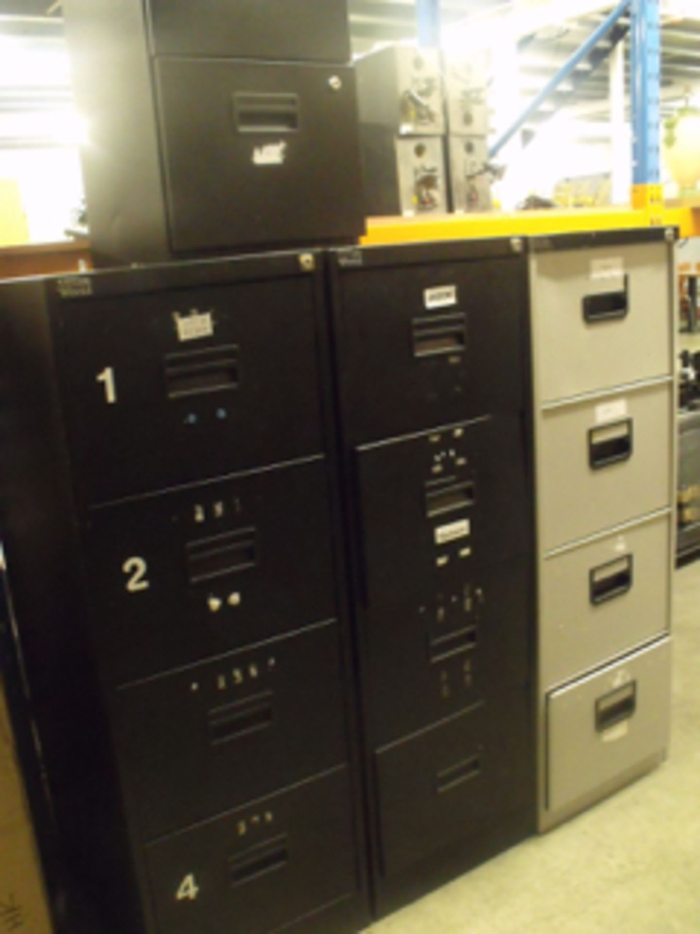 4 x filing cabinets