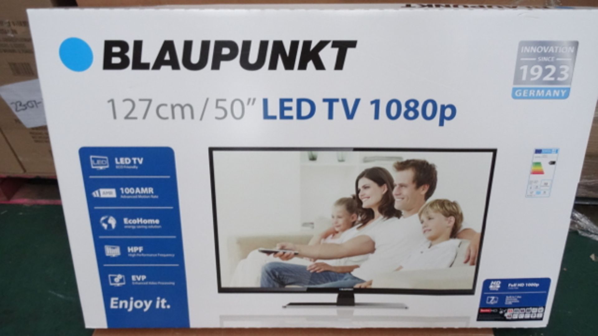 1 x Brand New BLAUPUNKT 50 Inch (127cm) LED 1080P TV. Full HD, High performance frequency,