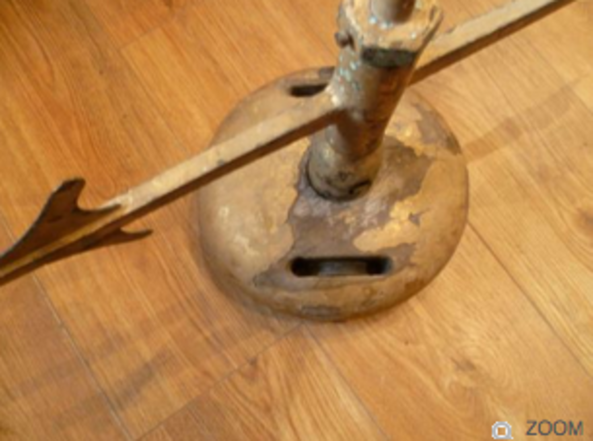 Antique Ships Mast Button & Weather Vane - Image 2 of 6