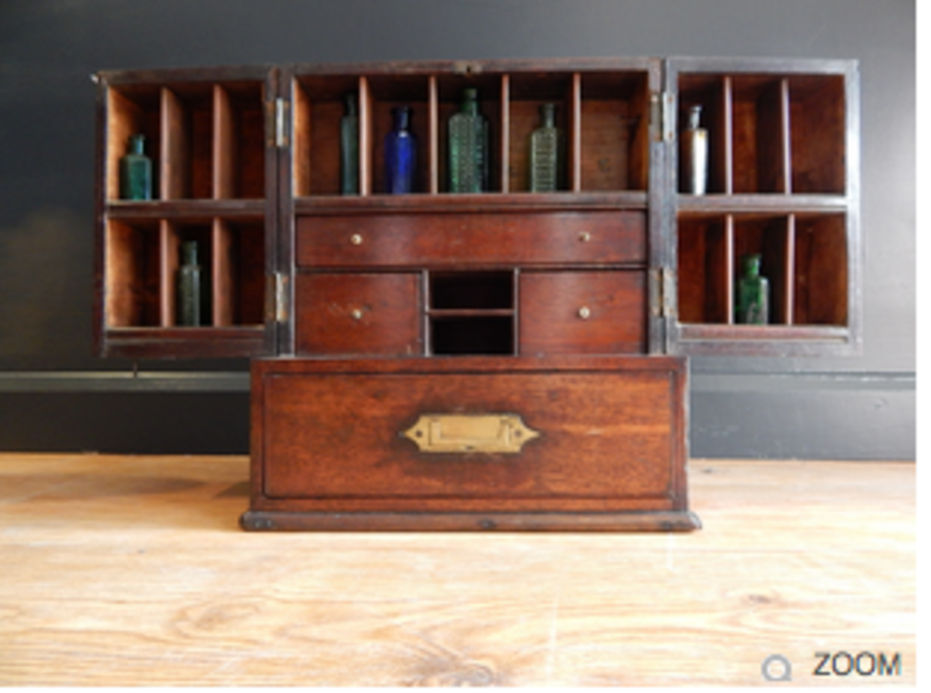 19th Century Travelling Apothecary Cabinet - Image 5 of 5