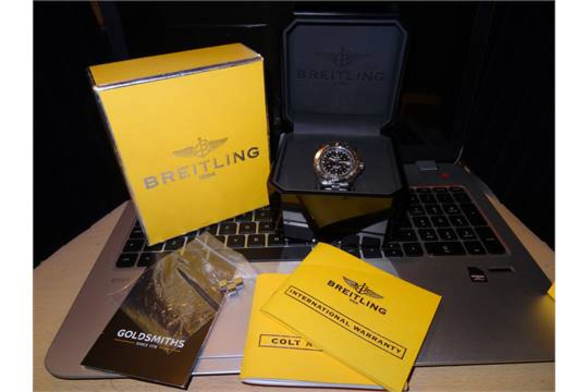 Mens Breitling Colt Chronometre Automatic A17380/C676 Watch FINAL PRICE INCLUDES FREE UK SIGNED - Image 2 of 10