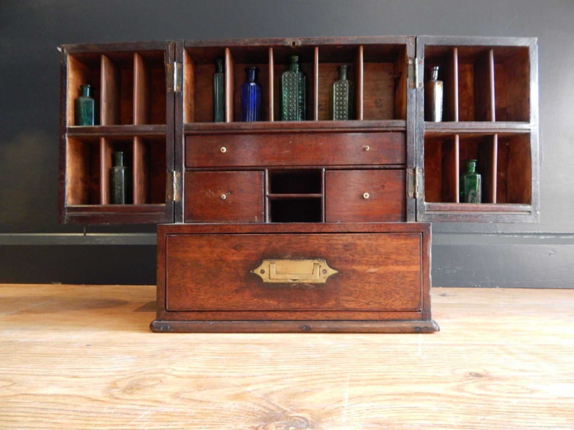 19th Century Travelling Apothecary Cabinet
