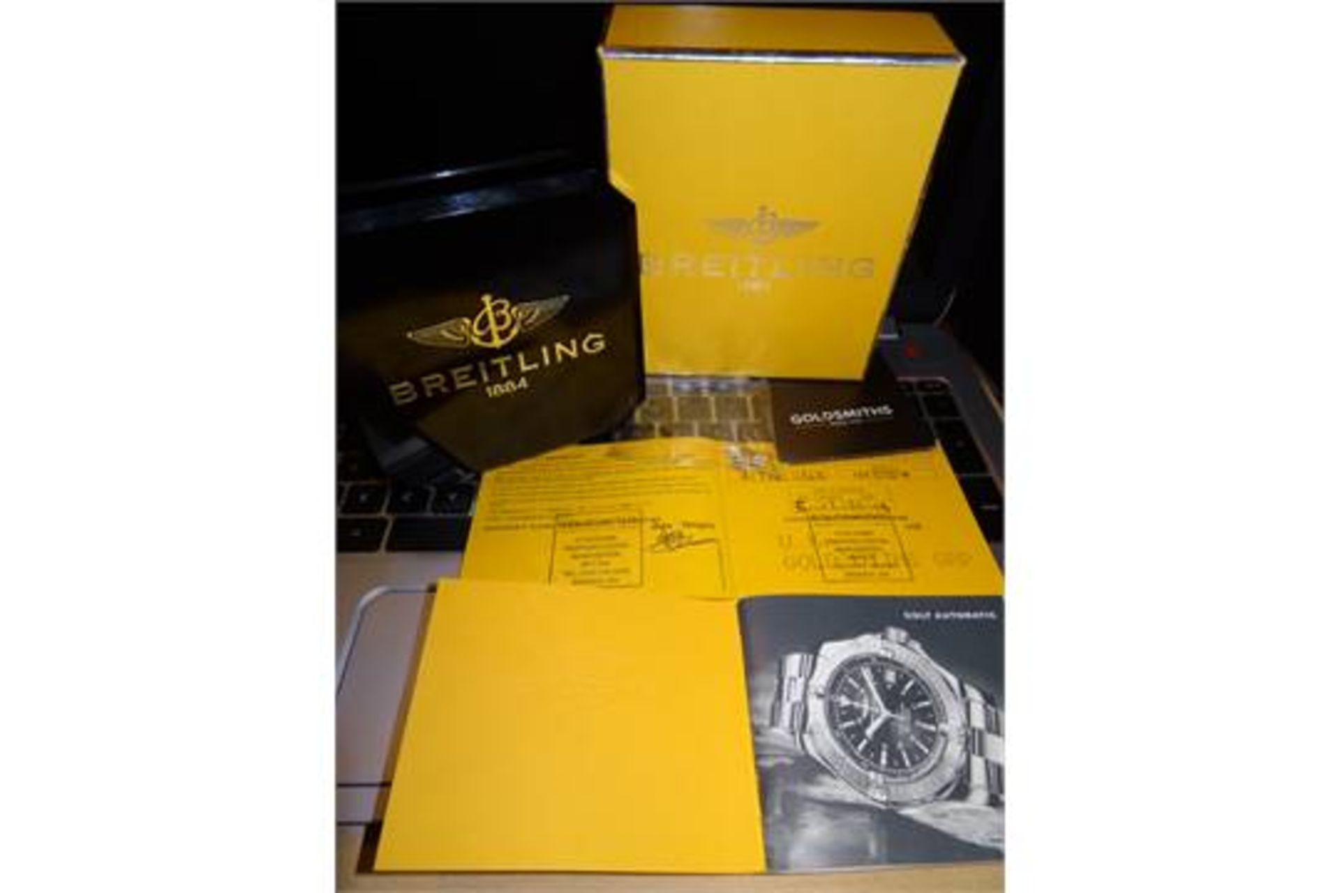 Mens Breitling Colt Chronometre Automatic A17380/C676 Watch FINAL PRICE INCLUDES FREE UK SIGNED - Image 10 of 10