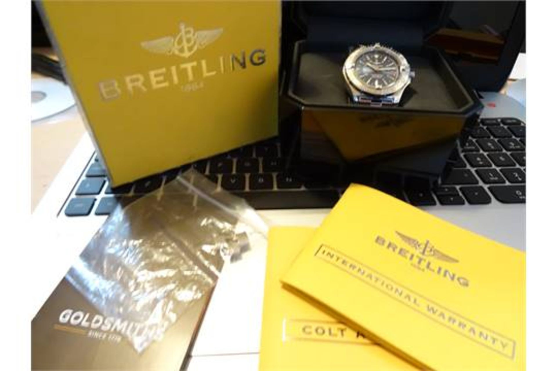 Mens Breitling Colt Chronometre Automatic A17380/C676 Watch FINAL PRICE INCLUDES FREE UK SIGNED - Image 3 of 10