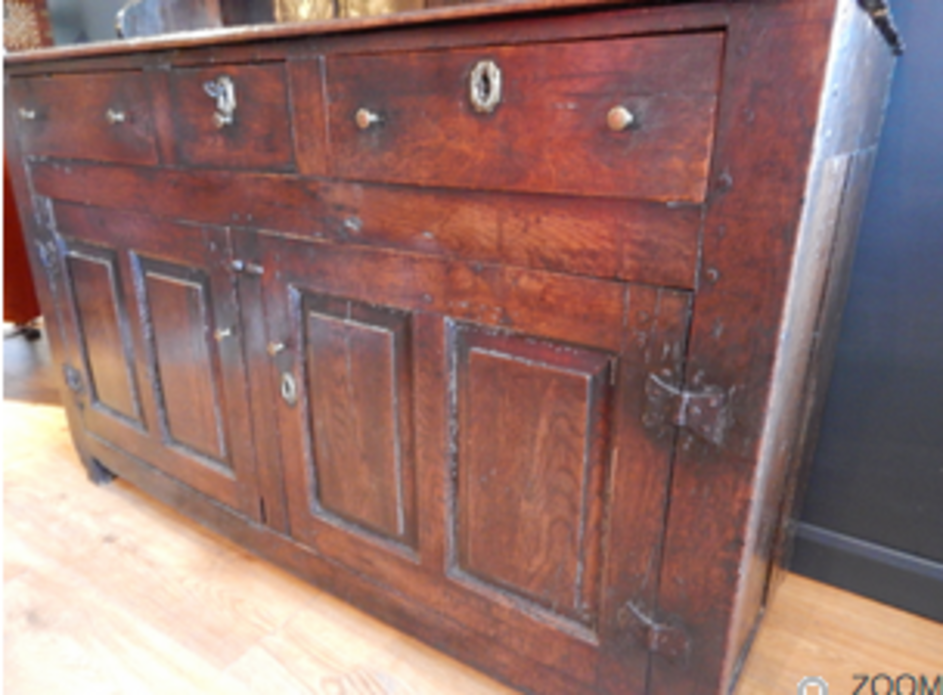 Welsh Oak Canopy Dresser, attributable to the denbighshire region. - Image 11 of 12