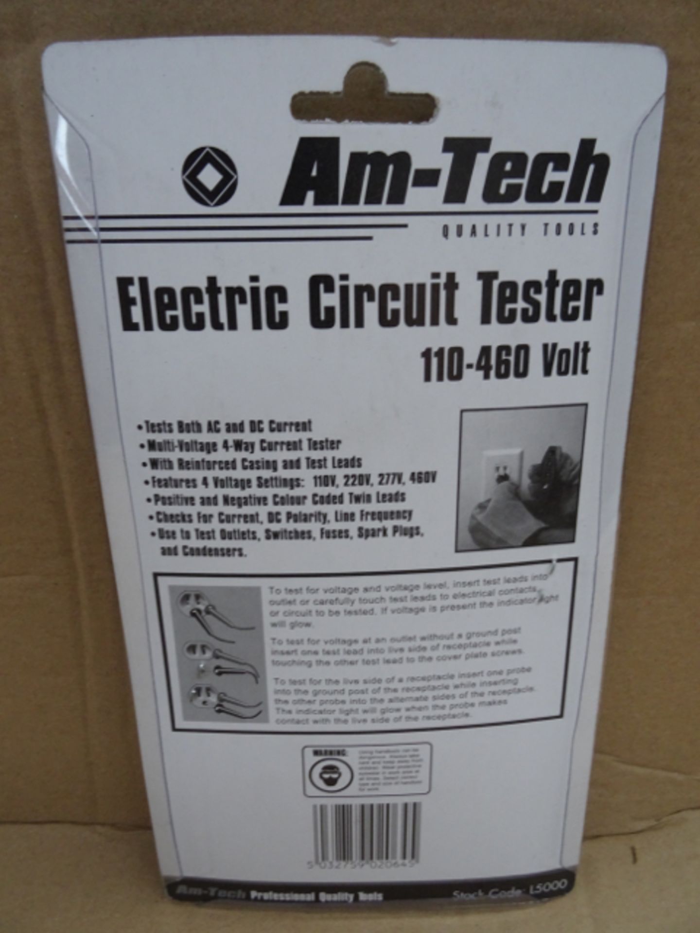 48 x Am-Tech Quality Tools. Electric Circuit Tester. 110-460 Volt. Tests both AC and DC Current. - Image 3 of 3