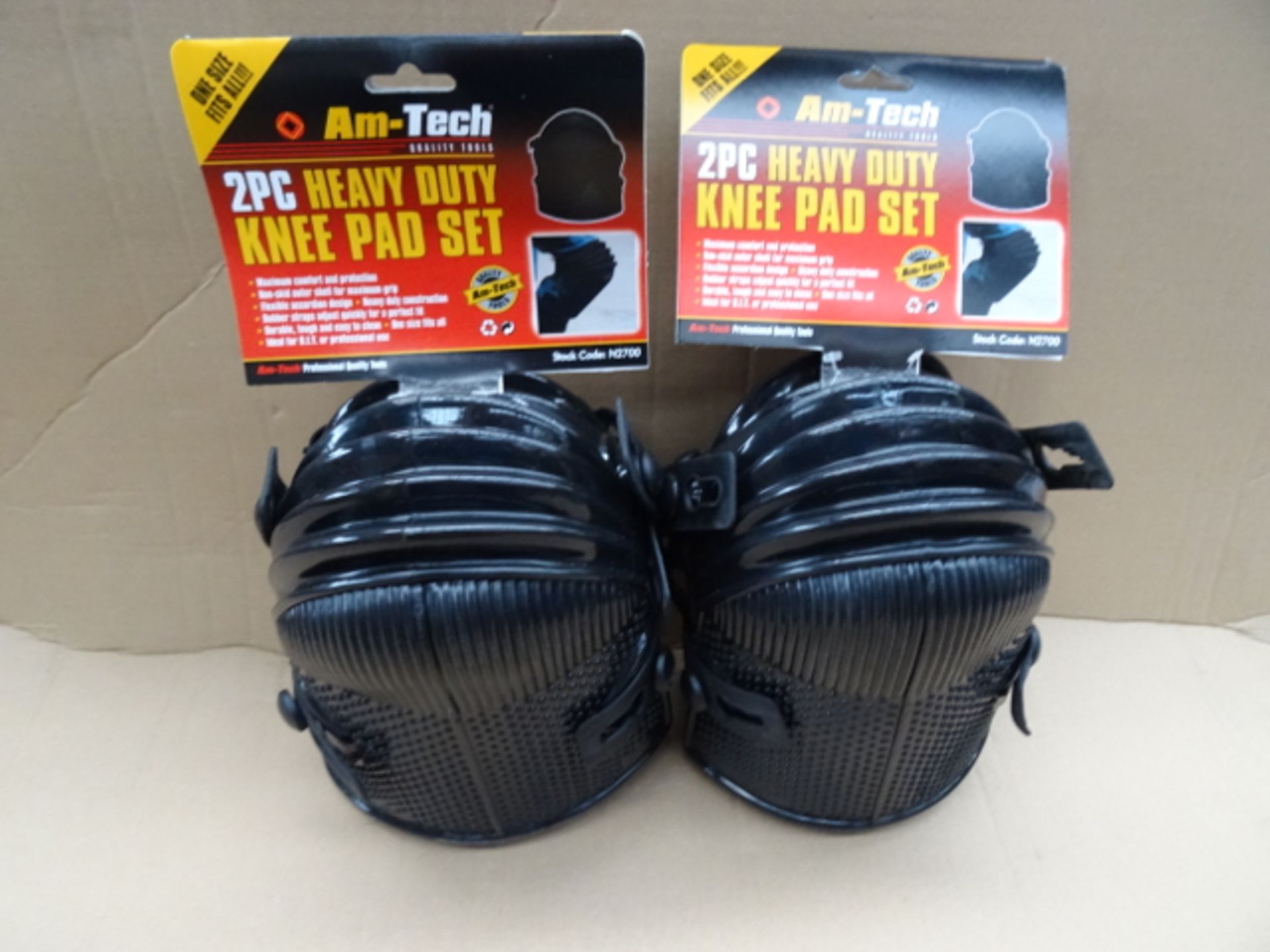 20 x Am-Tech Quality Tools. 2 Piece Heavy Duty Knee Pad Set. One Size fits all. Very high quality! - Image 4 of 4