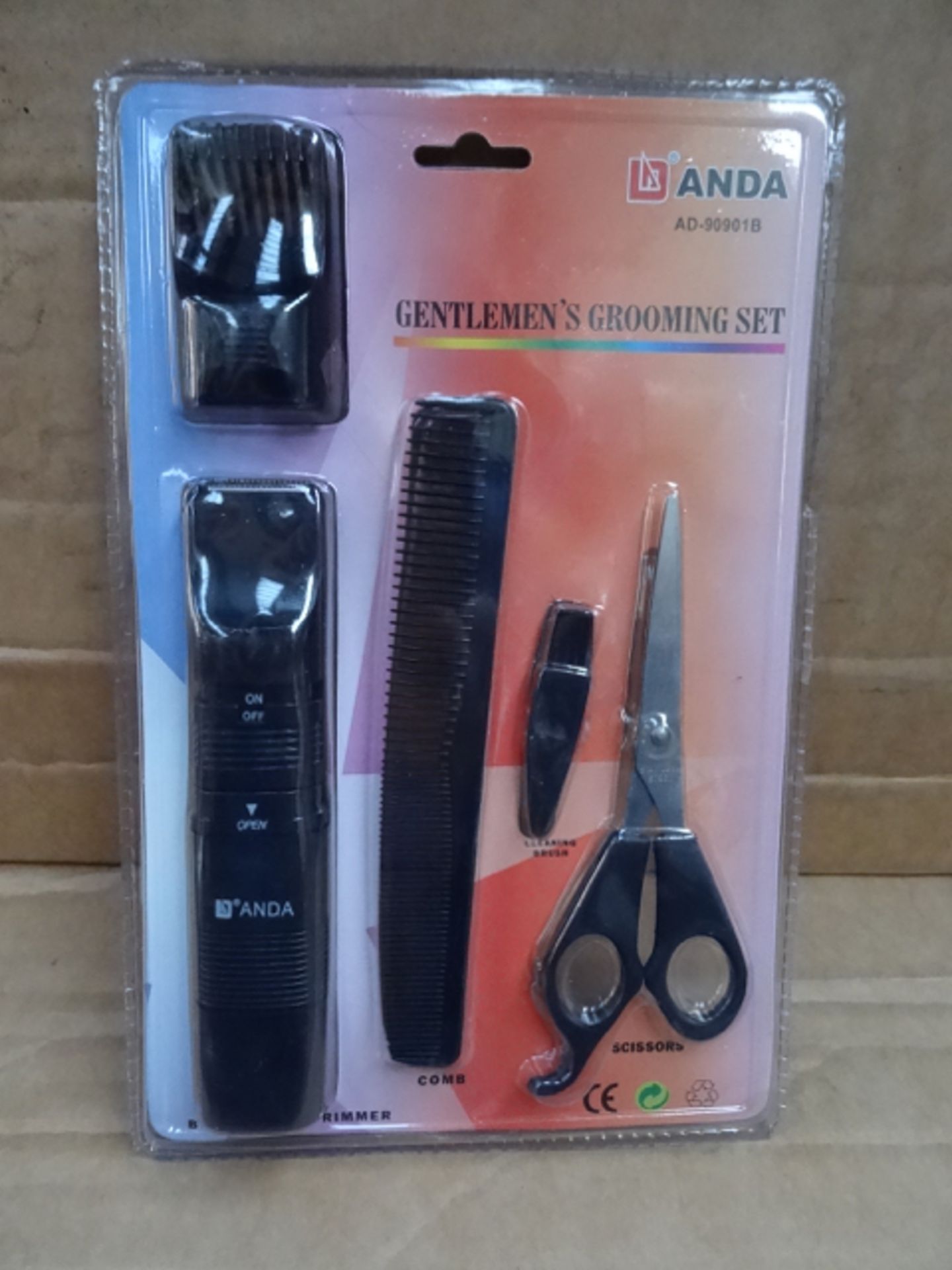 24 x Anda GENTLEMENS GROOMING SET (AD-90901B) INCLUDES: BATTERY POWERED BEARD AND HAIR TRIMMER, - Image 2 of 2