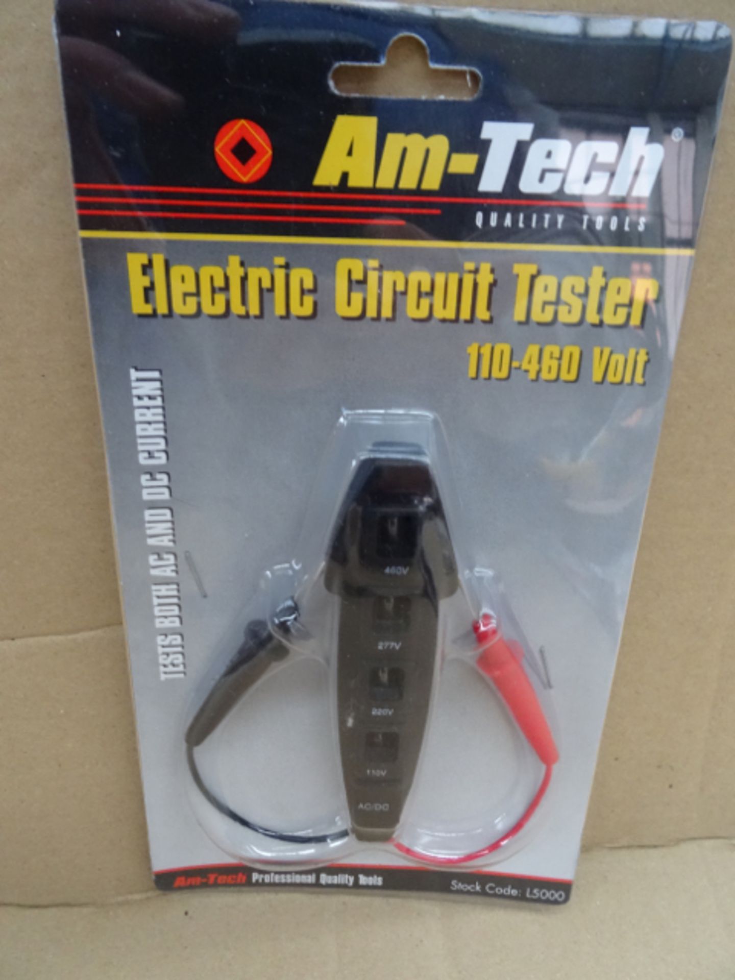 48 x Am-Tech Quality Tools. Electric Circuit Tester. 110-460 Volt. Tests both AC and DC Current. - Image 2 of 3