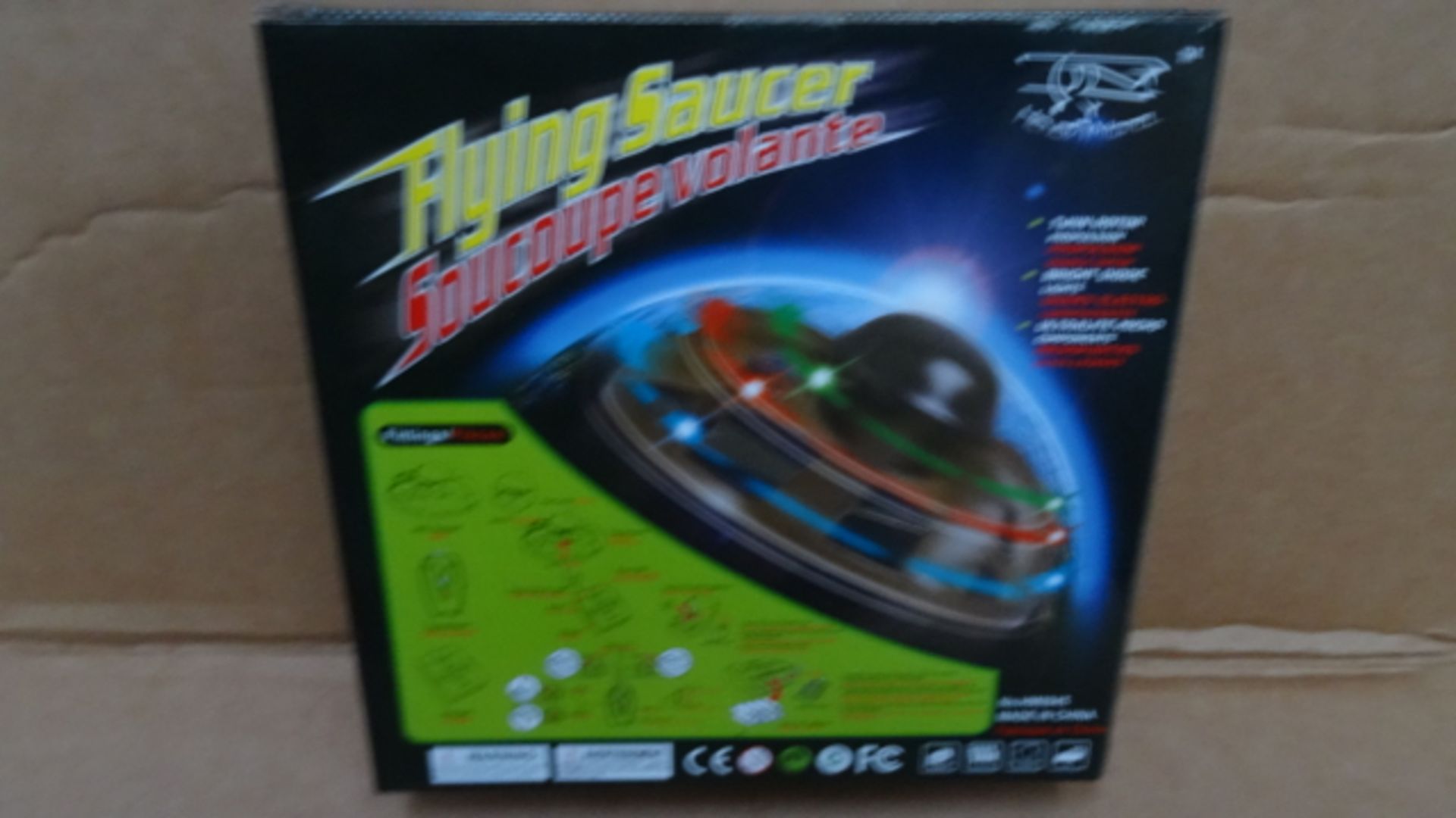 12 x Brite Power Remote Control Flying Saucer. Twin Rotor Propulsion, Bright diode lights, - Image 2 of 2