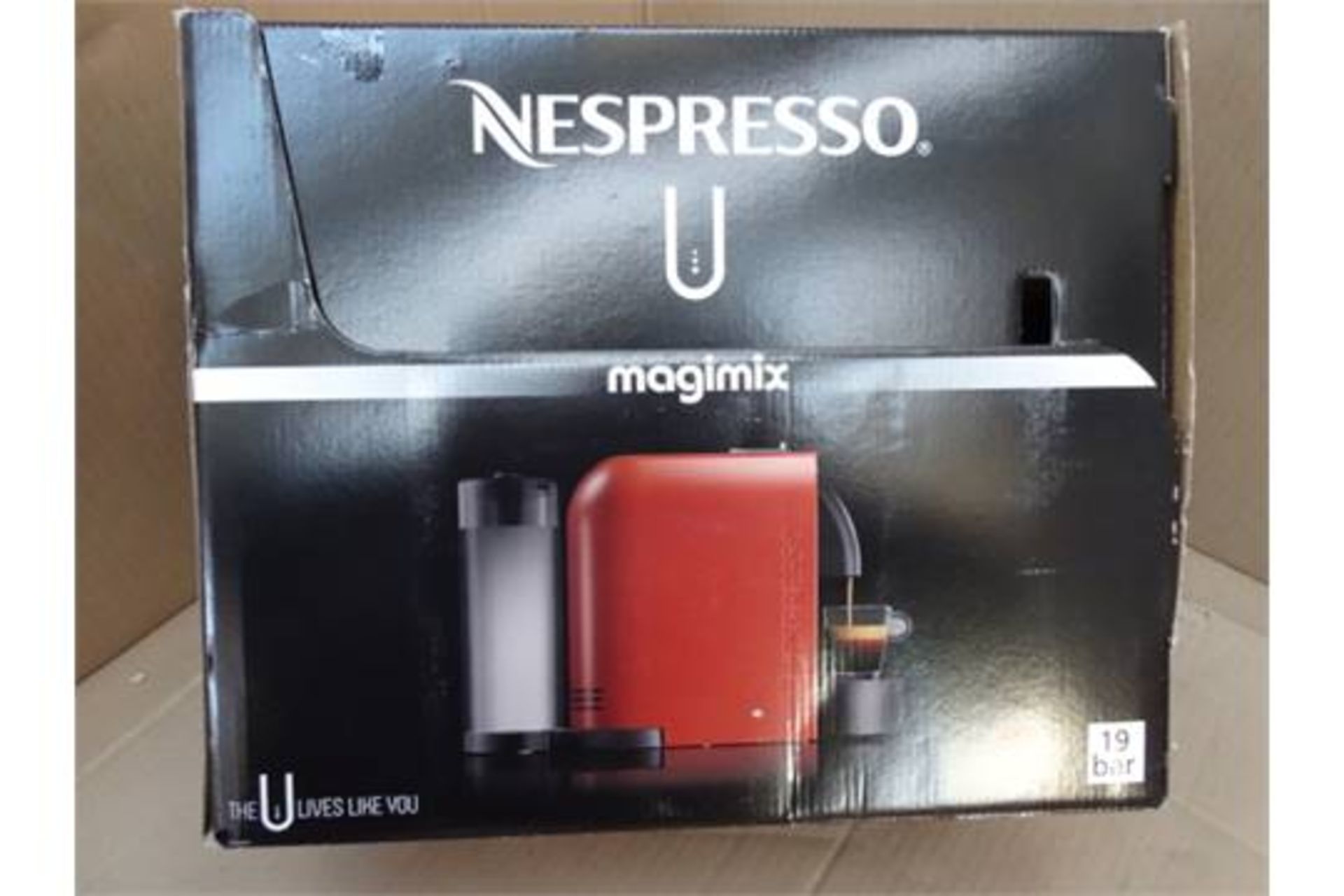 1 x Nespresso U Coffee Machine by Magimix (black) RRP £139! The Nespresso U coffee machine by